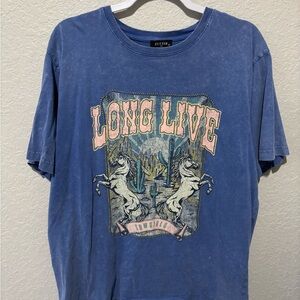 Zutter Blue Graphic Short Sleeve Tee